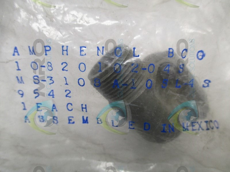 AMPHENOL MS-3108A-10SL-4S CIRCULAR CONNECTOR * NEW IN FACTORY BAG *