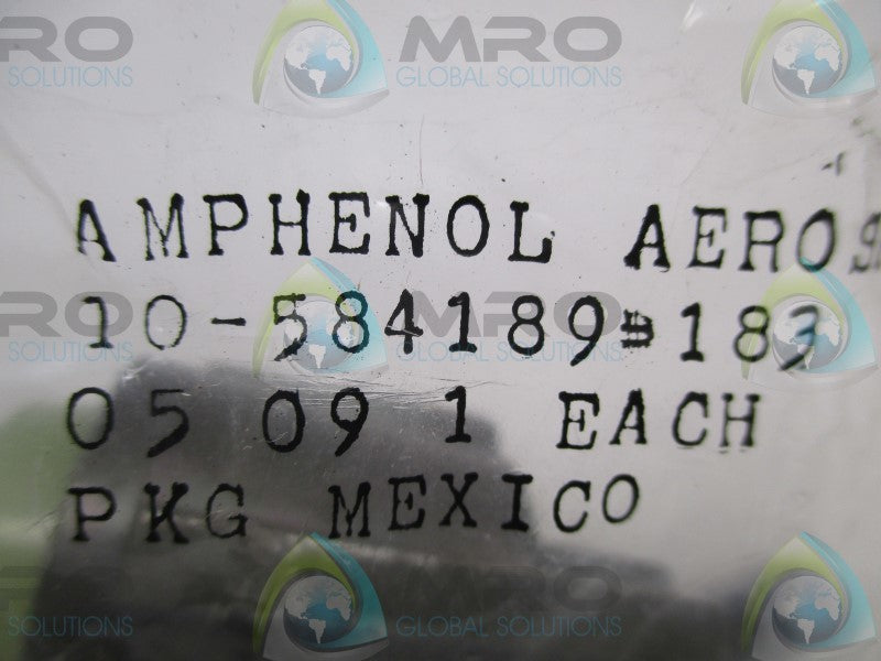 AMPHENOL 10-584189-183 CIRCULAR CONNECTOR * NEW IN FACTORY BAG *