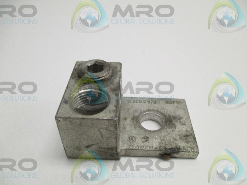 ILSCO D970 AU250 250MCM-6 MECHANICAL LUG  UNMP