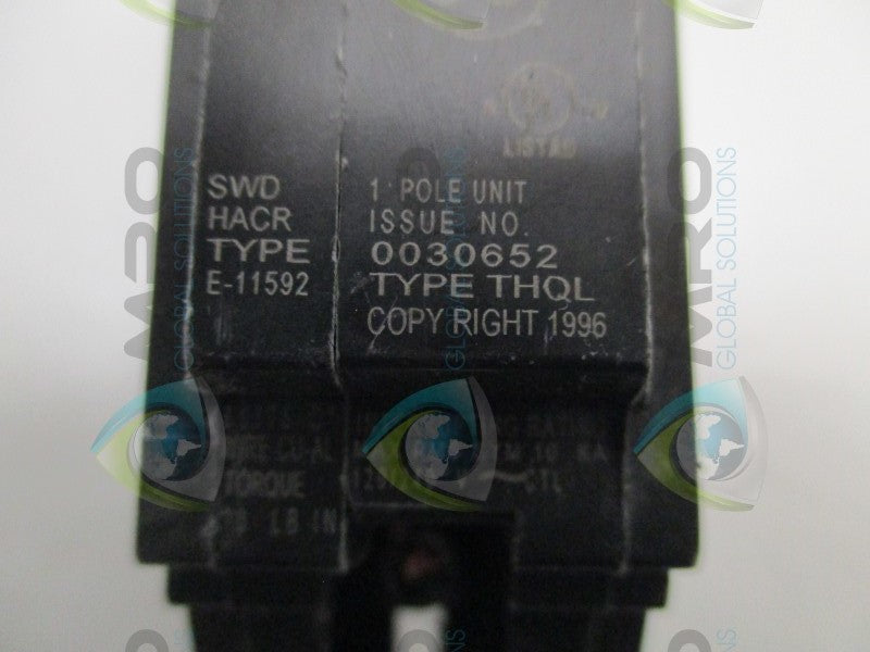 GENERAL ELECTRIC THQL120 CIRCUIT BREAKER 20A * NE NO BOX *