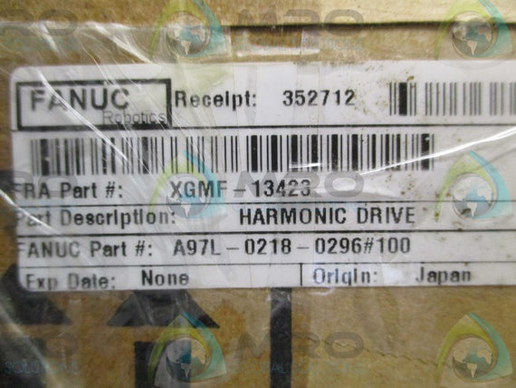 FANUC A97L-0218-0296#100 XGMF-13423 HARMONIC DRIVE GEAR UNIT * NEW IN BOX *