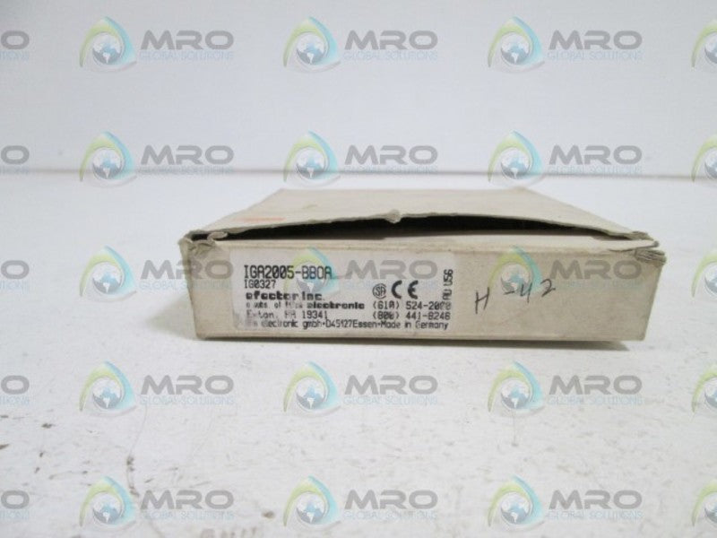 IFM EFECTOR IGA2005-BBOA INDUCTIVE PROXIMITY SENSOR (AS PICTURED) *NEW IN BOX*
