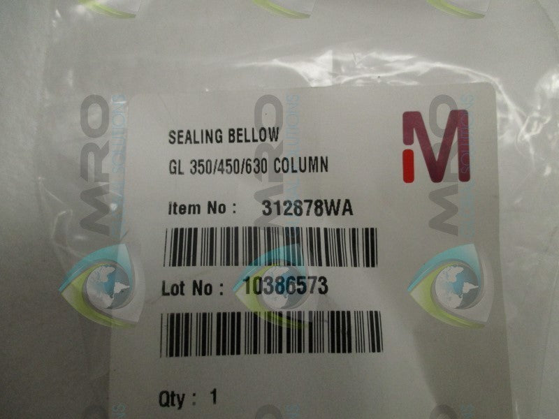 MILLIPORE 312878WA SEALING BELLOW * NEW IN FACTORY BAG *
