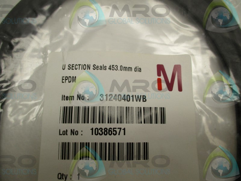 MILLIPORE 31240401WB U SECTION SEAL * NEW IN FACTORY BAG *