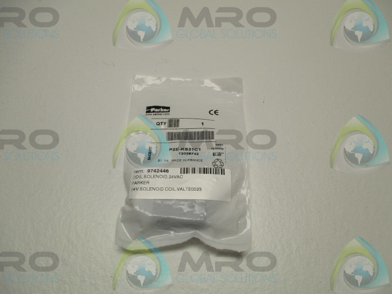 PARKER P2E-KS31C1 SOLENOID COIL 24V * NEW IN FACTORY BAG *