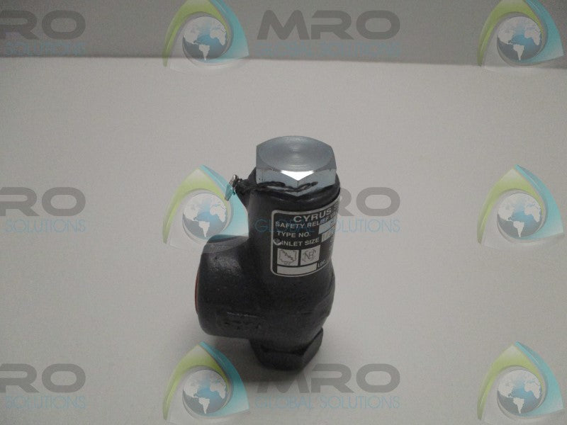 CYRUS SHANK 813 SAFETY RELIEF VALVE 1/2" 350# NSNP
