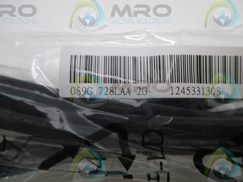INDUSTRIAL MRO 089G728LAA2G VIDEO MONITOR CABLE * NEW IN FACTORY BAG *