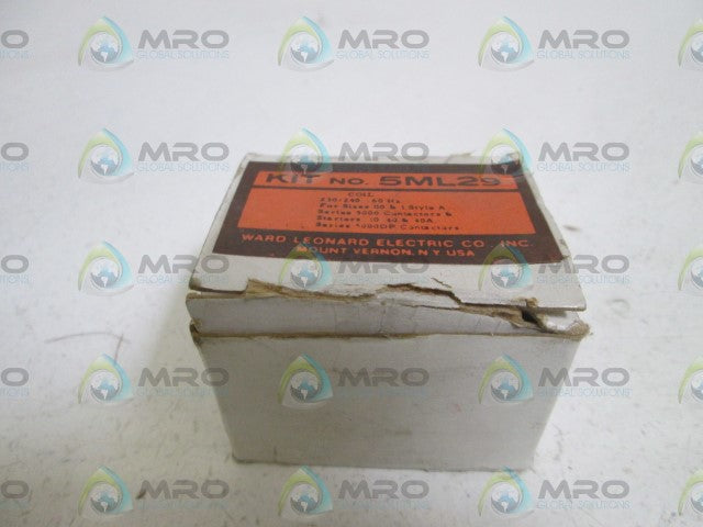 WARD LEONARD 230/240 V COIL 5ML29 *NEW IN BOX*