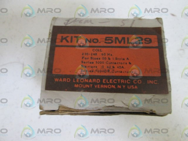 WARD LEONARD 230/240 V COIL 5ML29 *NEW IN BOX*