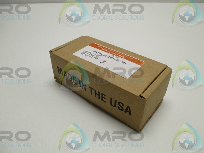 CYRUS SHANK 813 SAFETY RELIEF VALVE 1/2" 350# NSMP