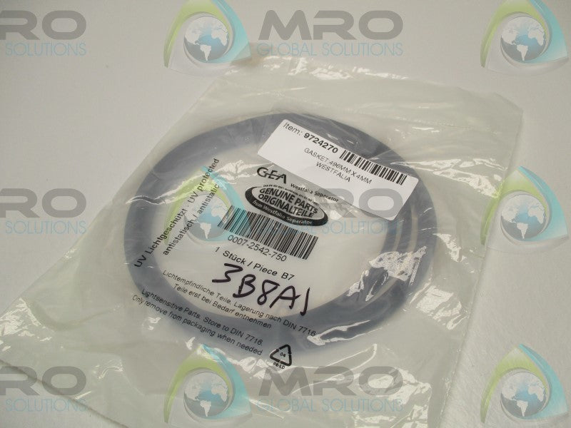 GEA 0007-2542-750 GASKET * NEW IN FACTORY BAG *