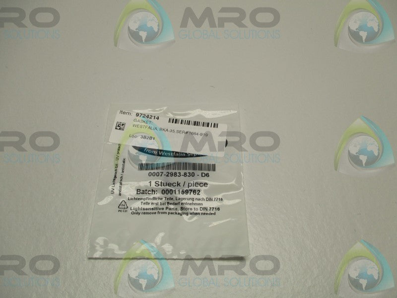 GEA 0007-2983-830-D6 GASKET  NSMP