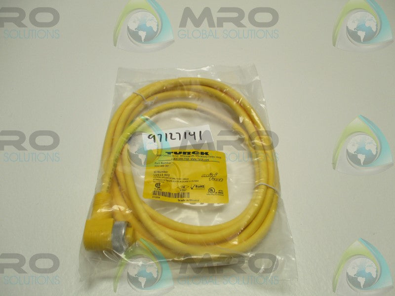 TURCK WKV490-3M NETWORK CONNECTOR * NEW IN FACTORY BAG *