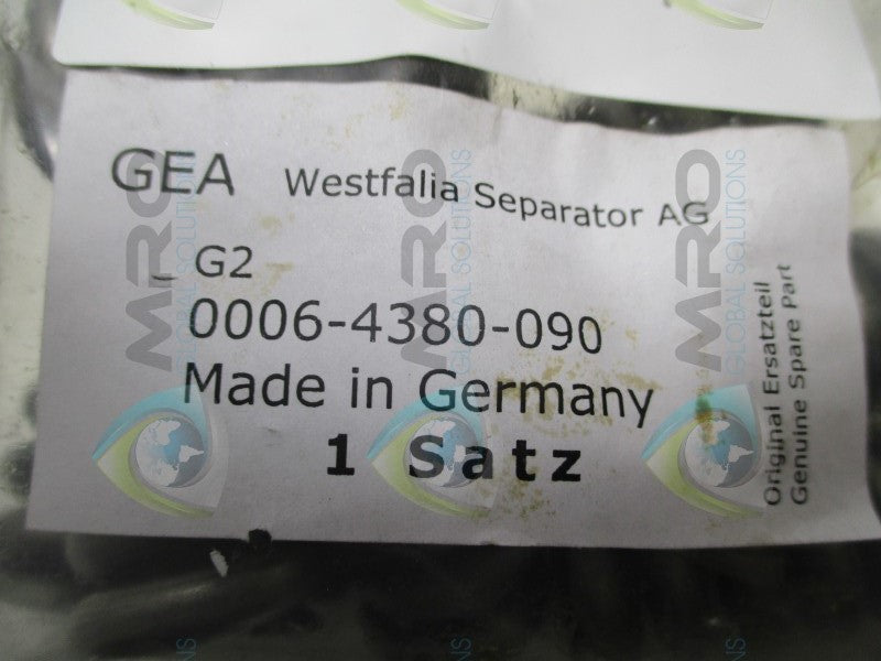GEA 0006-4380-090 SPRING (PKG. OF 9) * NEW IN FACTORY BAG *