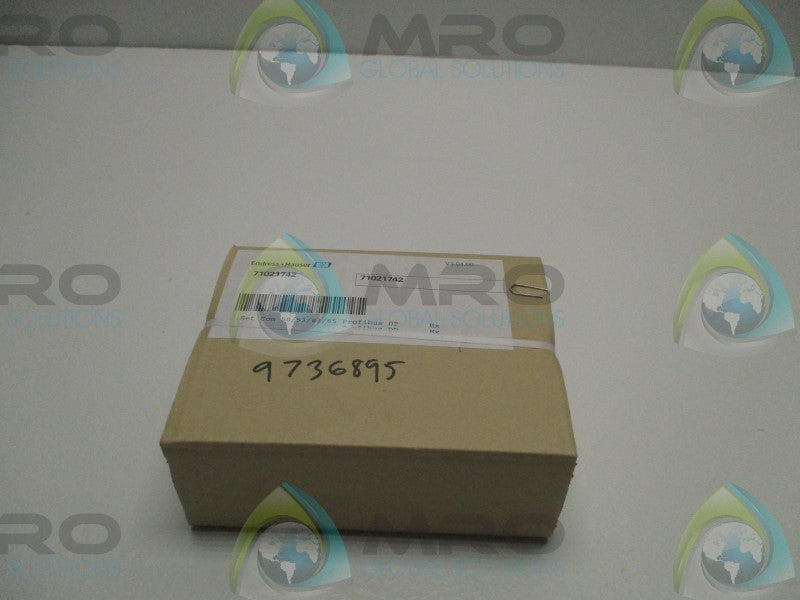 ENDRESS+HAUSER 71021742 INPUT/OUTPUT MODULE PROFIBUS * FACTORY SEALED *