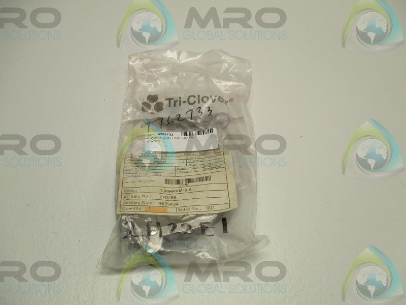 TRI-CLOVER 13MHHVM-3-S 270266 CLAMP  NSMP