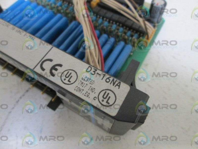 PLC DIRECT D3-16NA INPUT MODULE (AS PICTURED)  *USED*