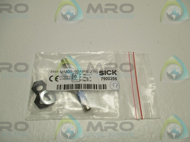 SICK MM08-60APS-ZT0 PROXIMITY SENSOR * NEW IN FACTORY BAG *