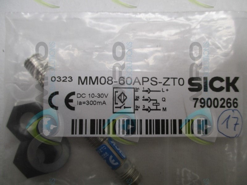 SICK MM08-60APS-ZT0 PROXIMITY SENSOR * NEW IN FACTORY BAG *
