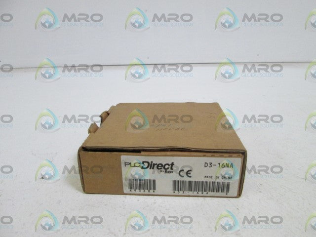 PLC DIRECT D3-16NA INPUT MODULE *NEW IN BOX*