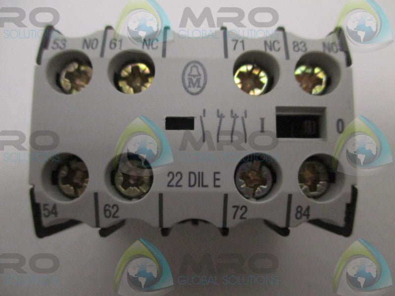 KLOCKNER MOELLER 22DILE AUXILIARY CONTACT BLOCK * NEW IN FACTORY BAG *