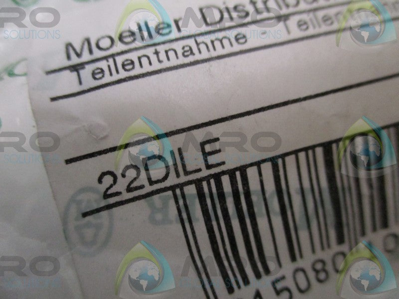 KLOCKNER MOELLER 22DILE AUXILIARY CONTACT BLOCK * NEW IN FACTORY BAG *