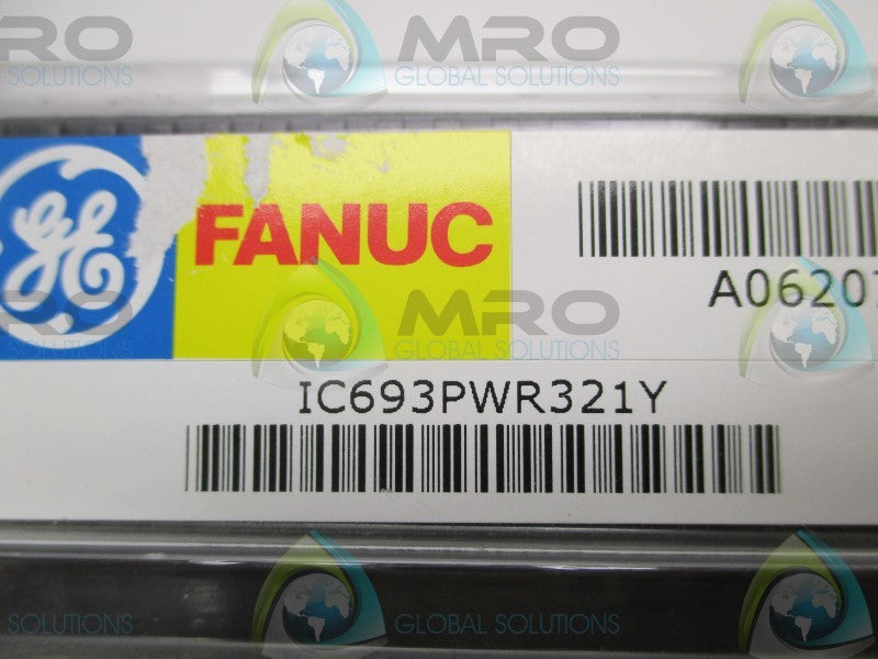 GE FANUC IC693PWR321Y POWER SUPPLY * NEW IN ORIGINAL PACKAGE *