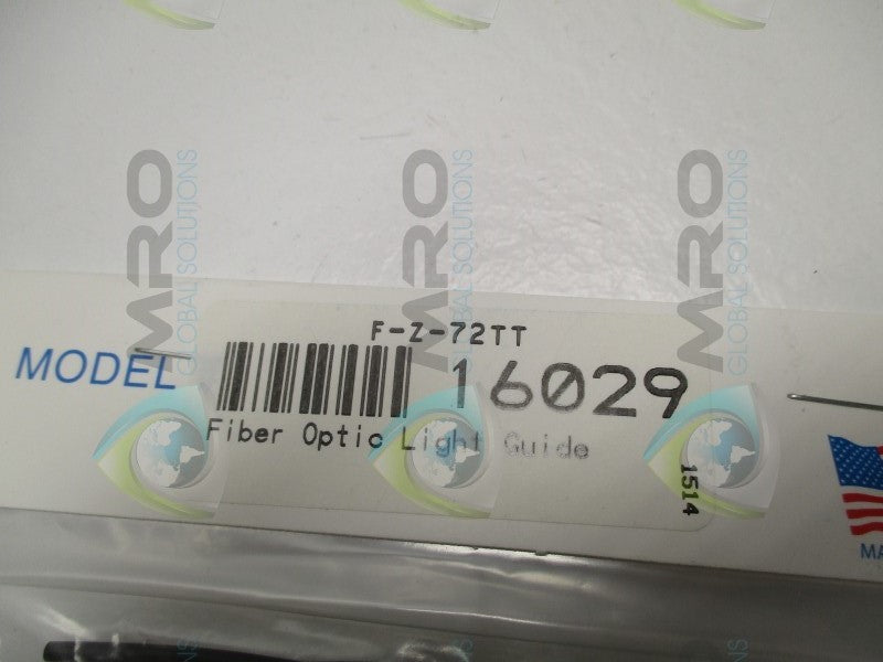 TRI-TRONICS F-Z-72TT FIBER OPTIC LIGHT GUIDE * NEW IN FACTORY BAG *