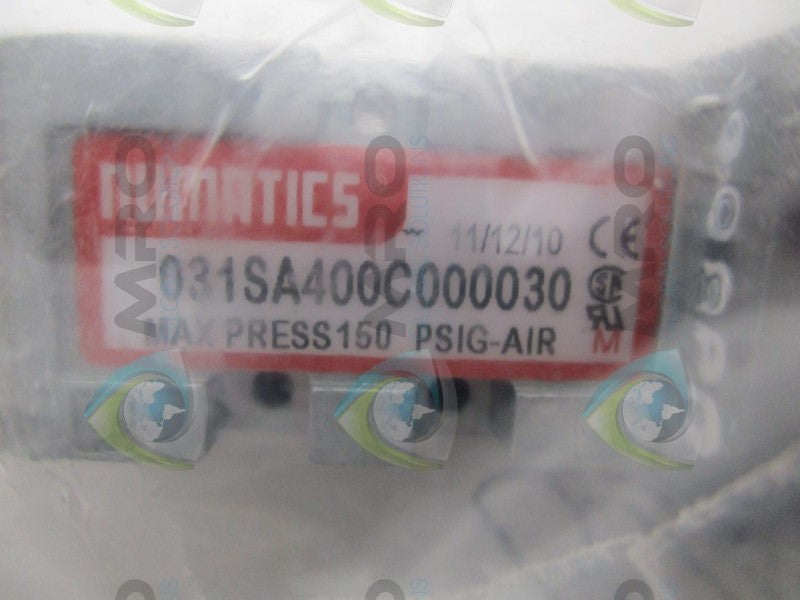 NUMATICS 031SA400C00030 SOLENOID VALVE * NEW IN FACTORY BAG *