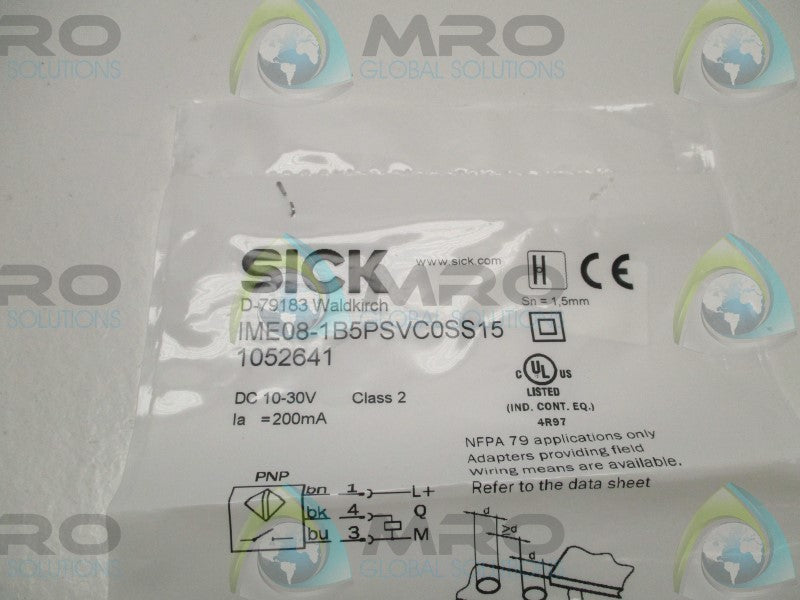 SICK IME08-1B5PSVC0SS15 PROXIMITY SENSOR * NEW IN FACTORY BAG *