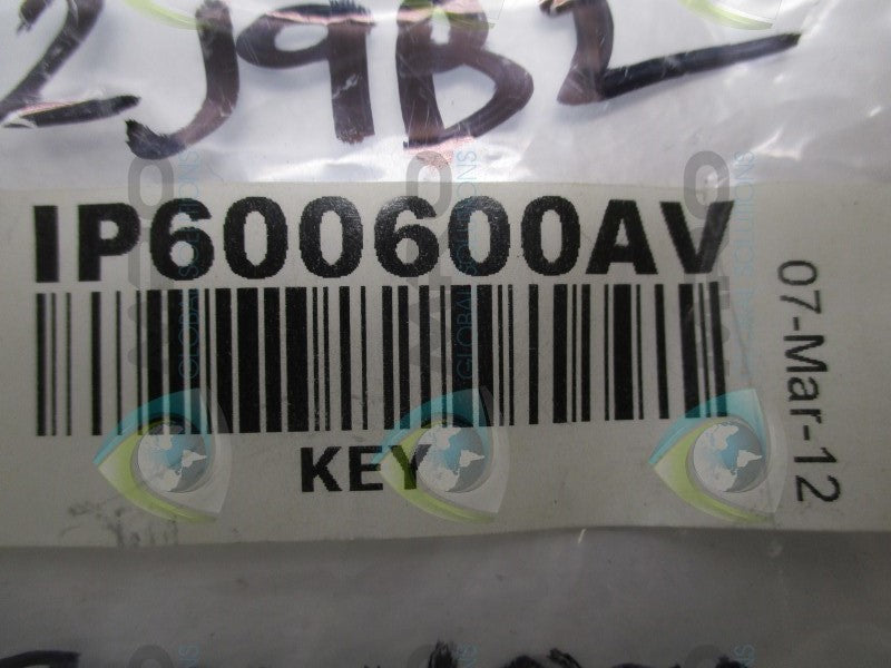 INDUSTRIAL MRO IP600600AV KEY * NEW IN FACTORY BAG *