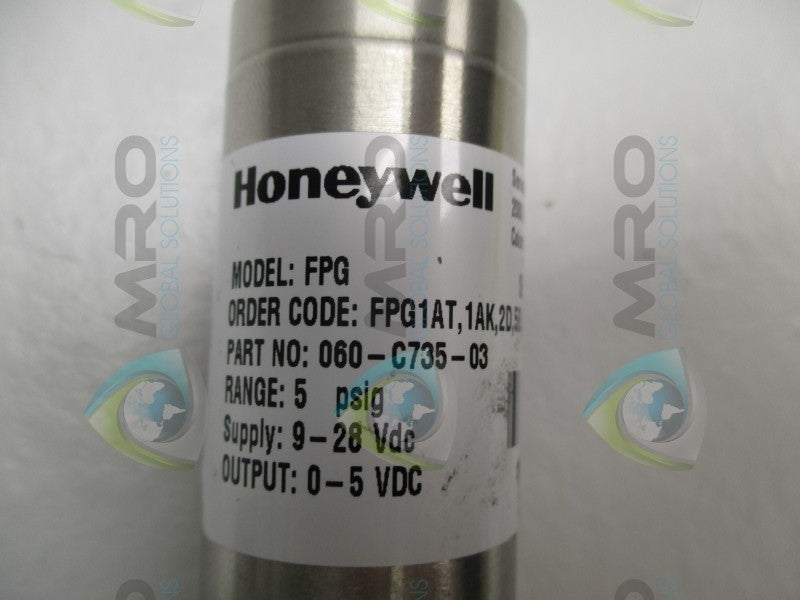 HONEYWELL FPG 060-C735-03 TRANSDUCER 5/PSIG  UNMP