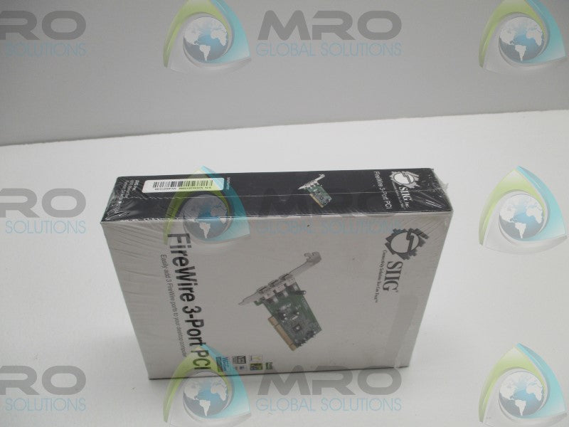 SIIG NN-400012-S8 FIREWIRE 3-PORT PCI * FACTORY SEALED *
