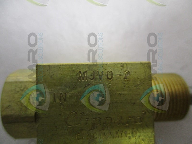 CLIPPARD MJVO-2 OPEN 2-WAY VALVE * NEW IN ORIGINAL PACKAGE *