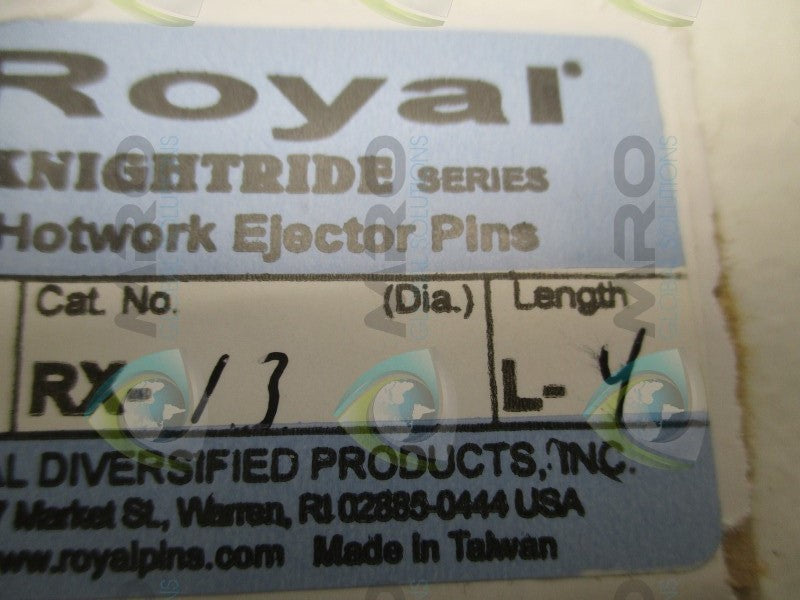 ROYAL RX-13 HOTWORK EJECTOR PIN 4"  NSNP