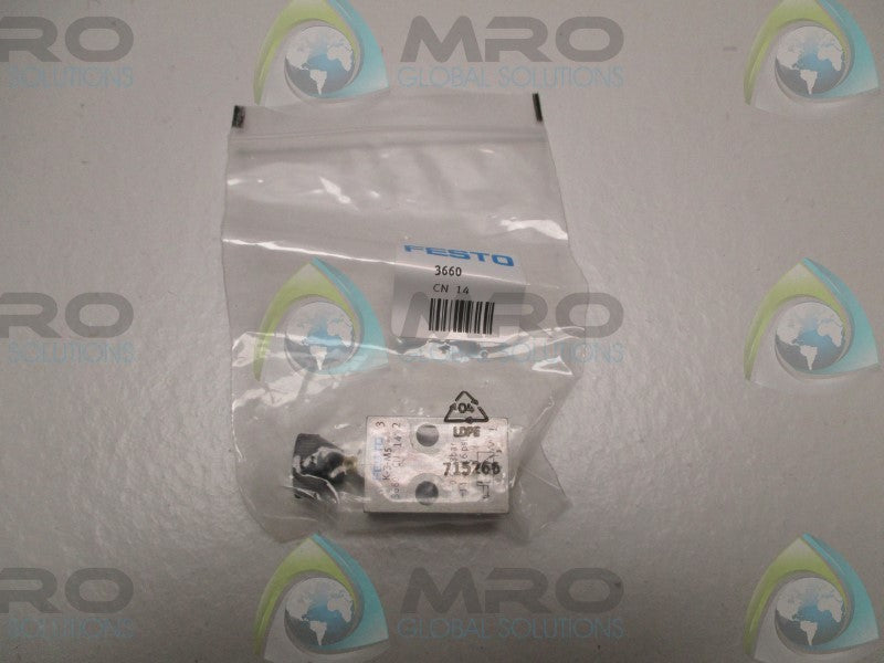 FESTO K-3-M5 PUSHBUTTON VALVE  NSMP