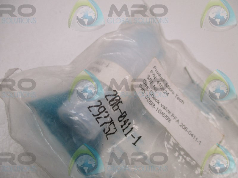 FLUOROWARE 2006-0411-1 CHECK VALVE  NSMP