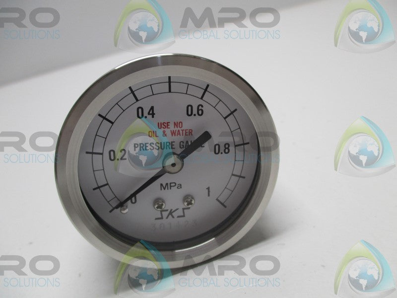 SKS MOELH079-B PRESSURE GAUGE 0-1/MPA  NSMP