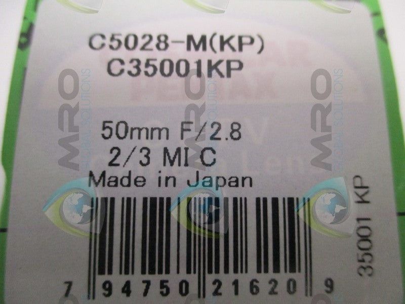 COSMICAR C50-28-M(KP) LENS 50mm F/2.8  NSMP
