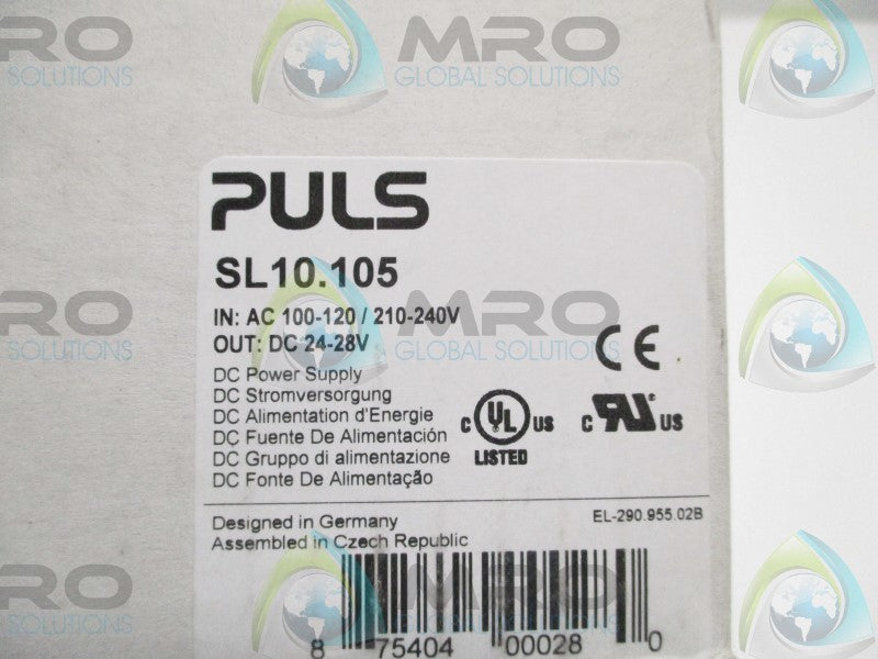 PULS SL10.105 DC POWER SUPPLY   NSMP