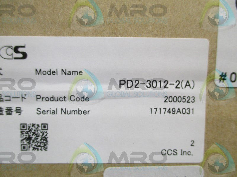 CCS PD2-3012-2(A) LIGHT SOURCE POWER SUPPLY  NSMP