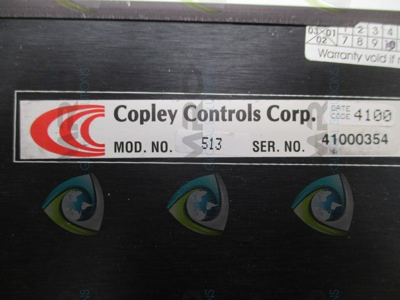 COPLEY CONTROLS 513 SERVO AMPLIFIER  UNMP