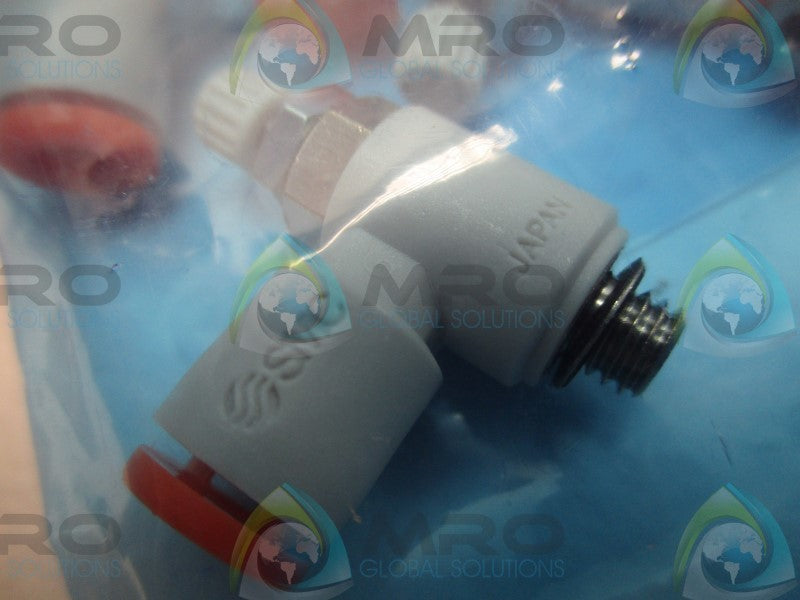 SMC AS1201F-M5-03 FLOW CONTROL FITTING (PKG. OF 10) * NEW IN FACTORY BAG *