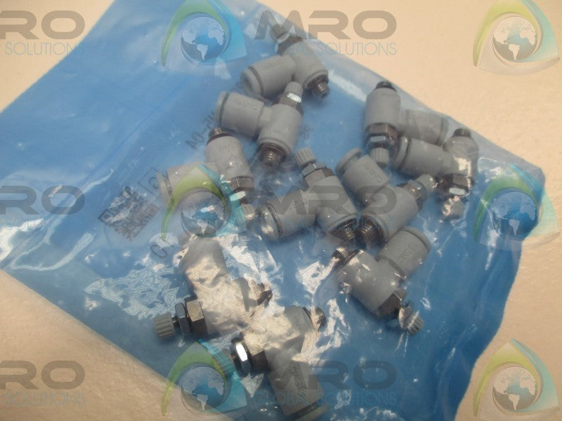 SMC AS1201F-M5-04 FLOW CONTROL VALVE (PKG. OF 10) * NEW IN FACTORY BAG *