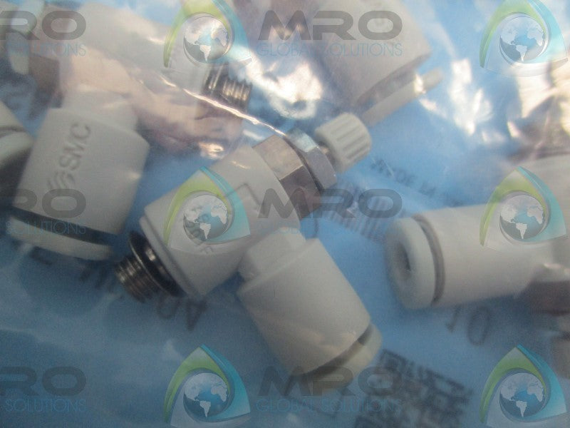 SMC AS1201F-M5-04 FLOW CONTROL VALVE (PKG. OF 10) * NEW IN FACTORY BAG *