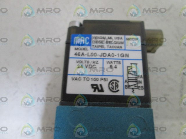 MAC VALVE 45A-L00-JDA0-1GN *NEW NO BOX*