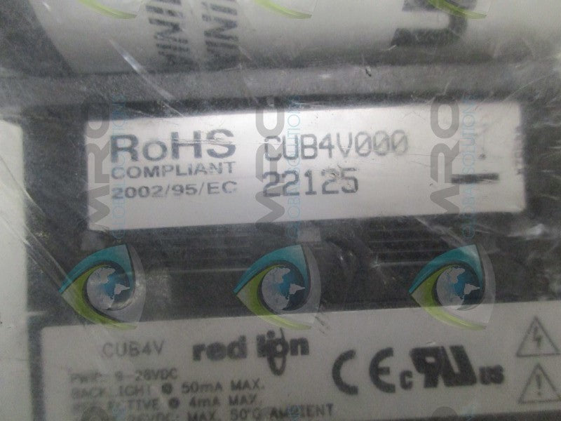 RED LION CONTROLS CUB4V000 VOLTMETER * NEW IN FACTORY BAG *