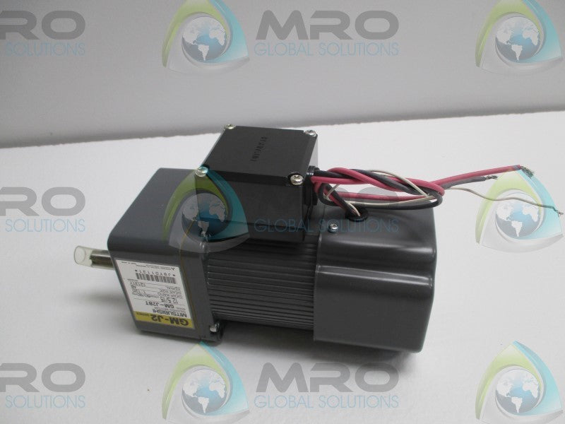 MITSUBISHI GM-J2BT GEARED MOTOR 12.5/15 R/MIN RATIO 1:120  NSMP