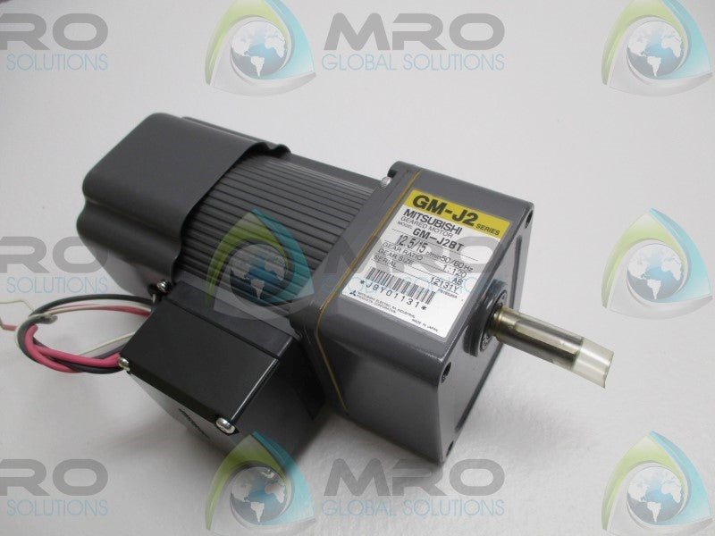 MITSUBISHI GM-J2BT GEARED MOTOR 12.5/15 R/MIN RATIO 1:120  NSMP