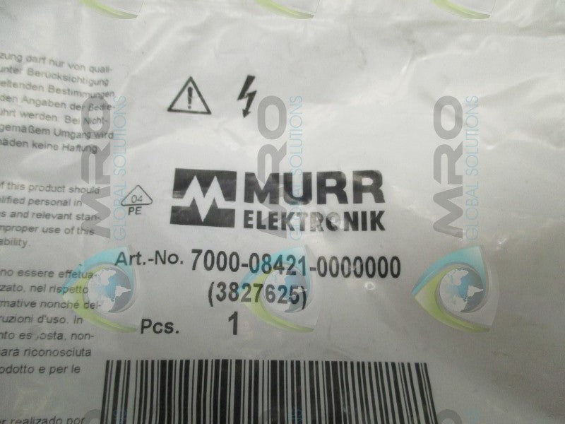 MURR ELEKTRONIK 7000-08421-0000000 CONNECTOR * NEW IN FACTORY BAG *